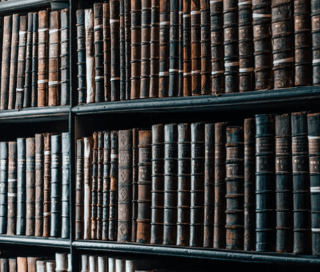 shelf of old books - Israeli litigation lawyer